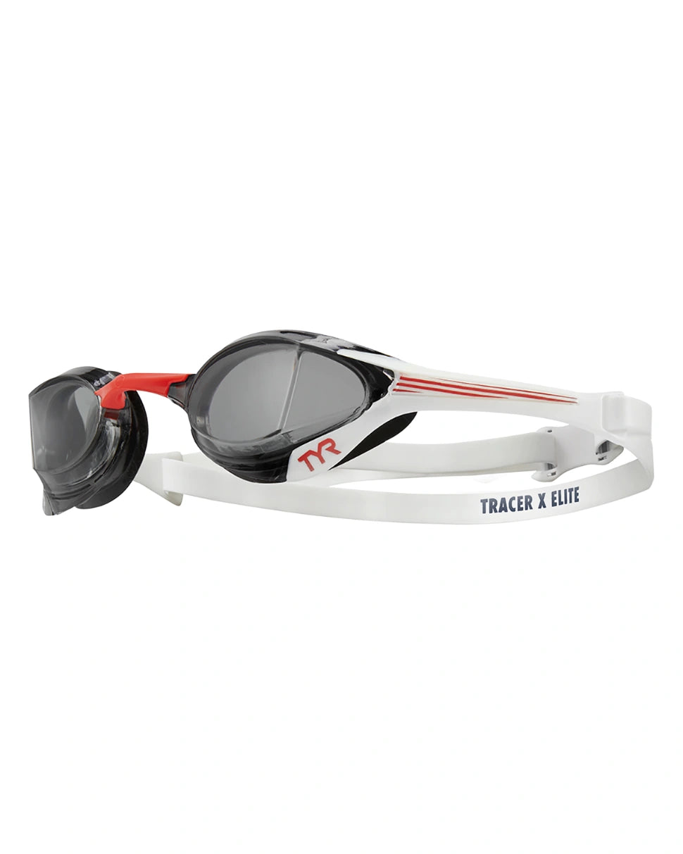 TYR ADULT TRACER-X ELITE MIRRORED/SMOKE RACING GOGGLES