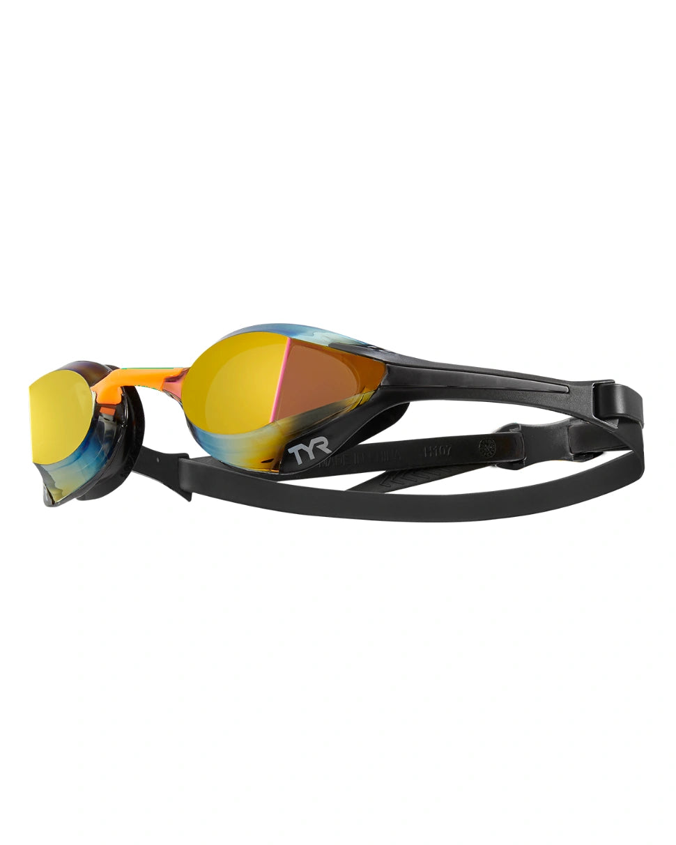 TYR ADULT TRACER-X ELITE MIRRORED/SMOKE RACING GOGGLES