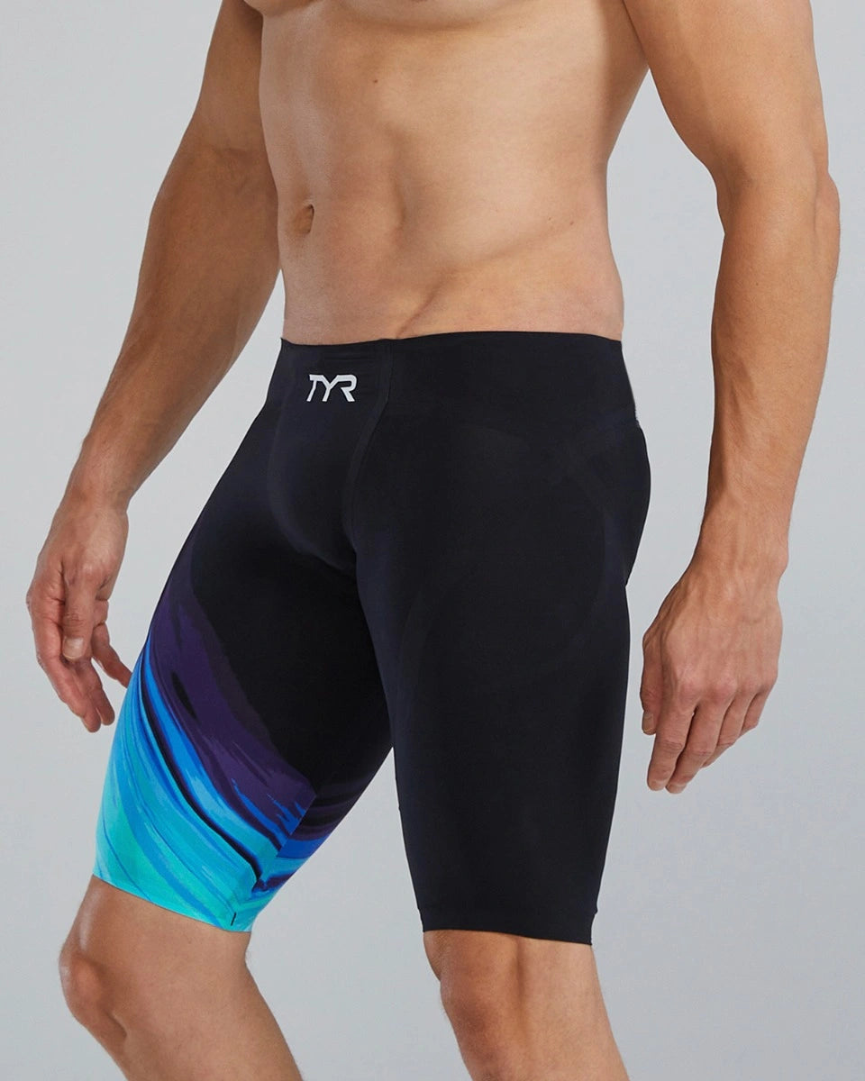 MEN'S LOW WAIST JAMMER - AQUA/TURQ